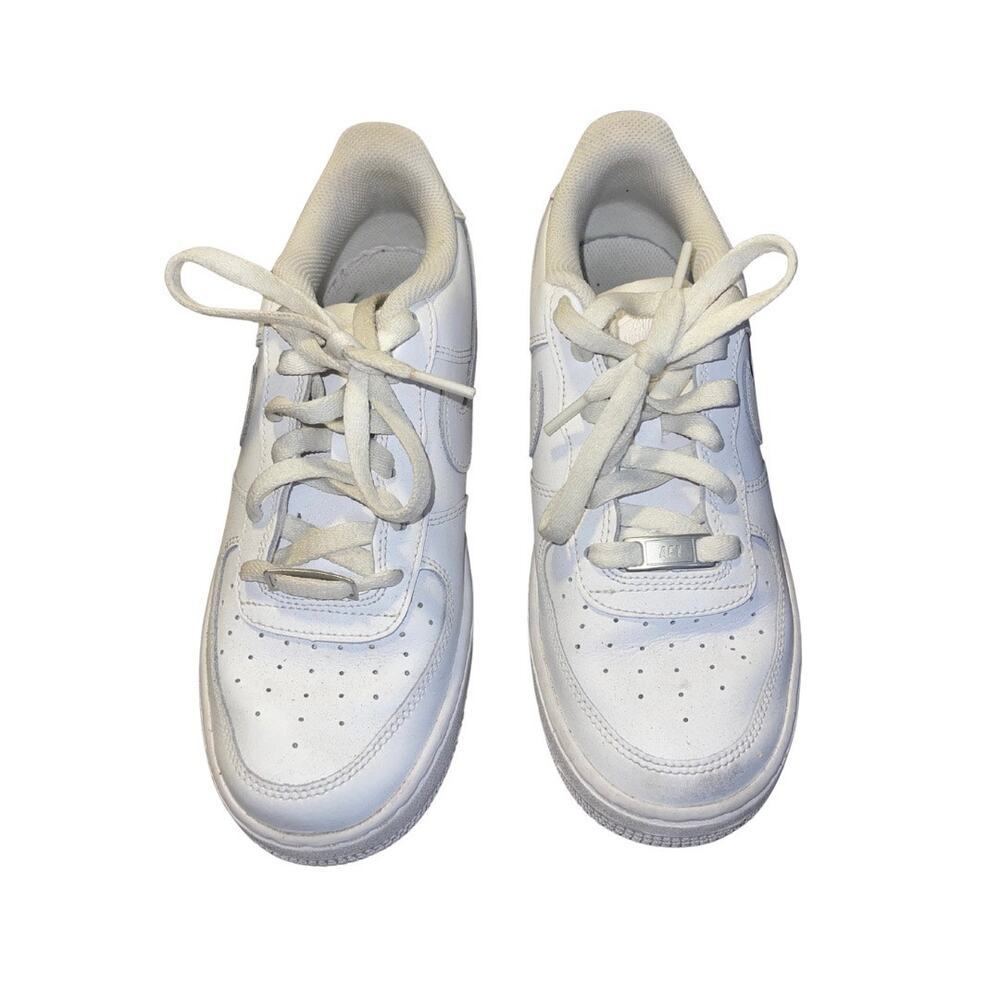 Nike Air Force 1 Kids Youth Size 6 Triple White Low Cut Shoes Athletic Sneakers